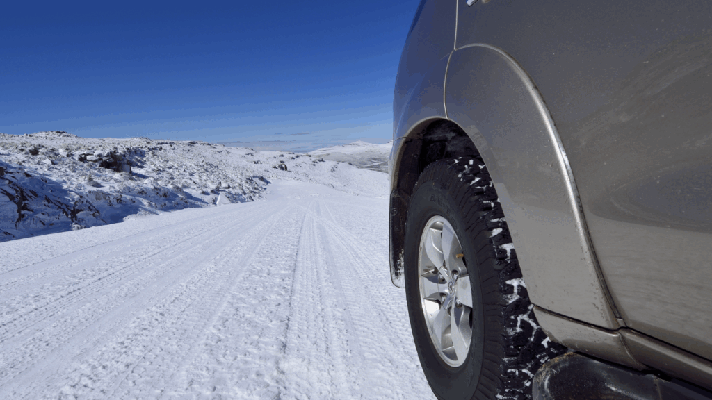 Driving in the snow